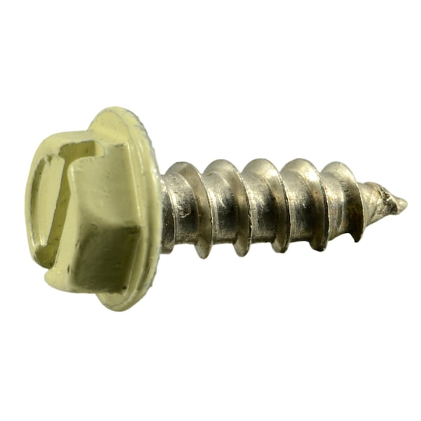 Midwest Fastener Sheet Metal Screw, #8 x 1/2 in, Painted 18-8 Stainless Steel Flange Hex Head 20 PK 71081 - main